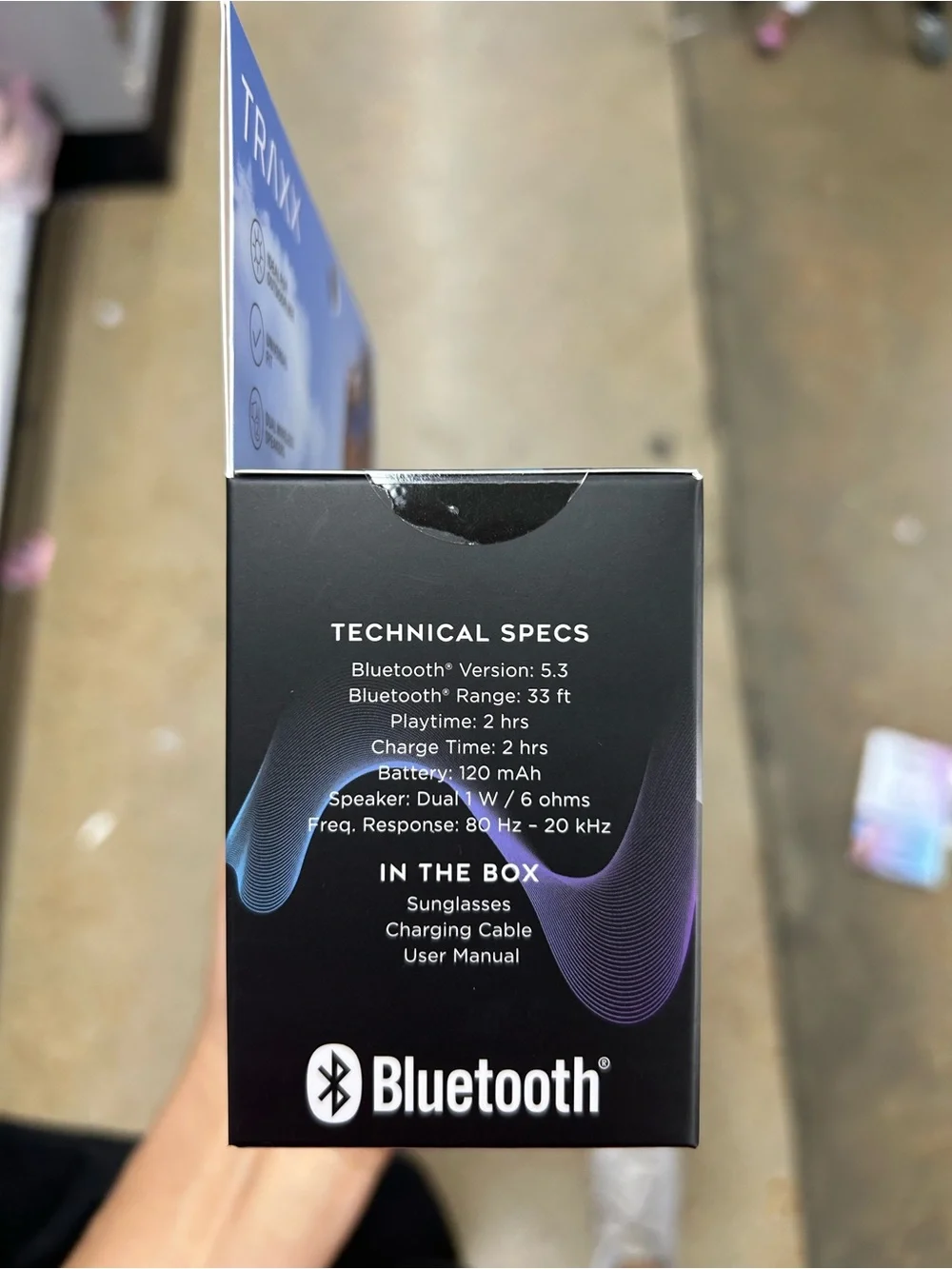 NWT Wireless Dual Speaker Sunglasses